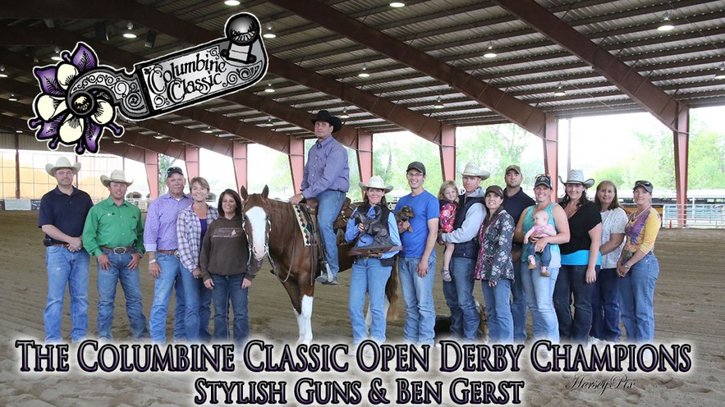 2014 Columbine Classic Open Level 4 ChampionsStylish Guns (Gunner x BH Top Gun) and with Ben Gerst Riding